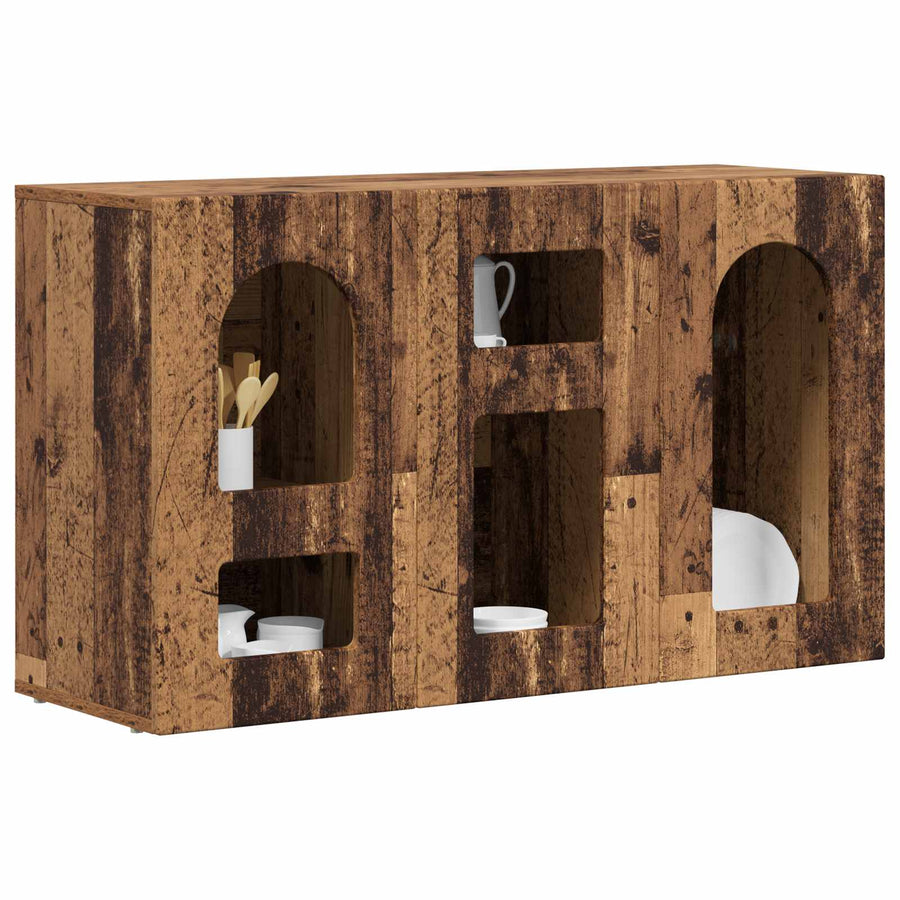 Dressoir Oudhout 100 x 35 x 59 cm Bewerkt hout