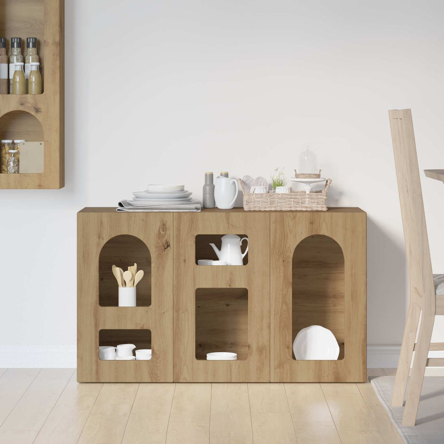 Dressoir Artisan Eiken 100 x 35 x 59 cm Bewerkt hout