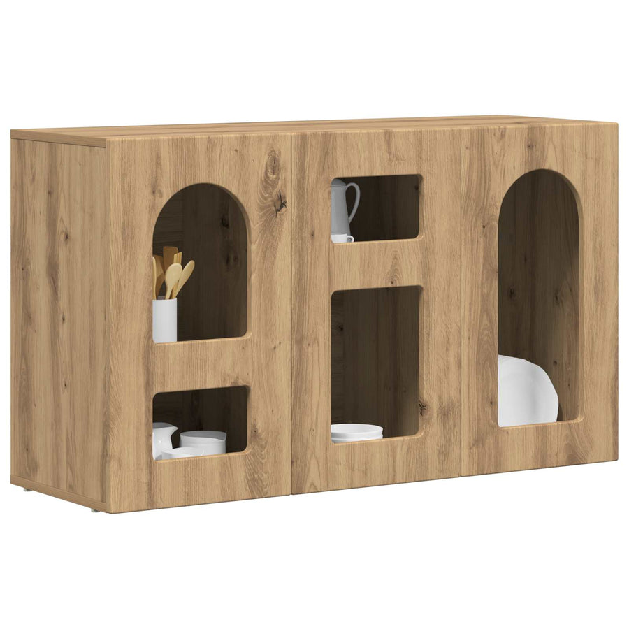 Dressoir Artisan Eiken 100 x 35 x 59 cm Bewerkt hout