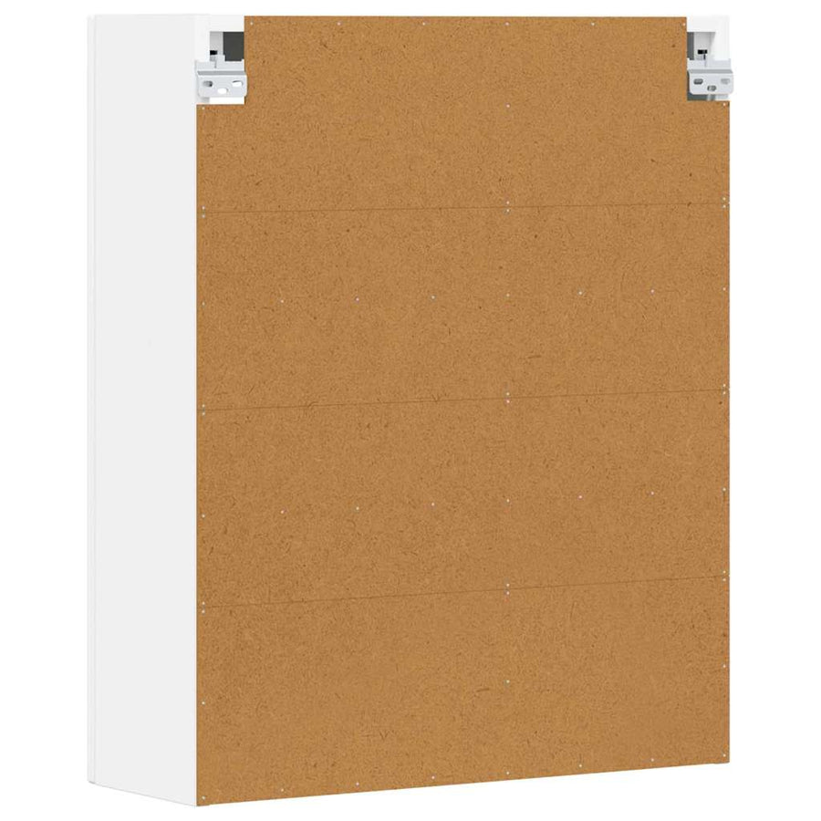 Hangkast met plank Wit 59 x 20 x 71.5 cm Bewerkt hout