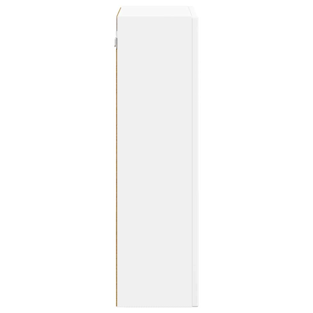 Hangkast met plank Wit 59 x 20 x 71.5 cm Bewerkt hout