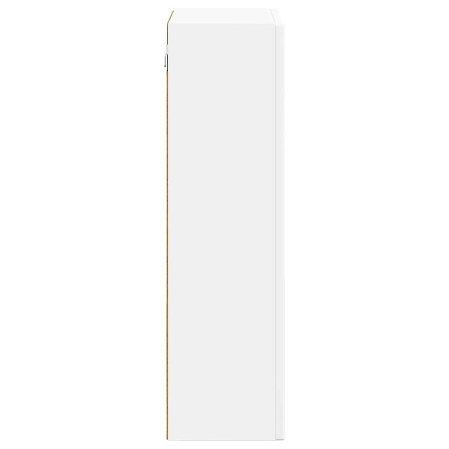 Hangkast met plank Wit 59 x 20 x 71.5 cm Bewerkt hout