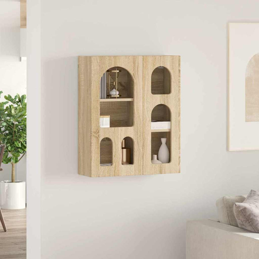 Hangkast met plank Sonoma Eiken 59 x 20 x 71.5 cm Bewerkt hout