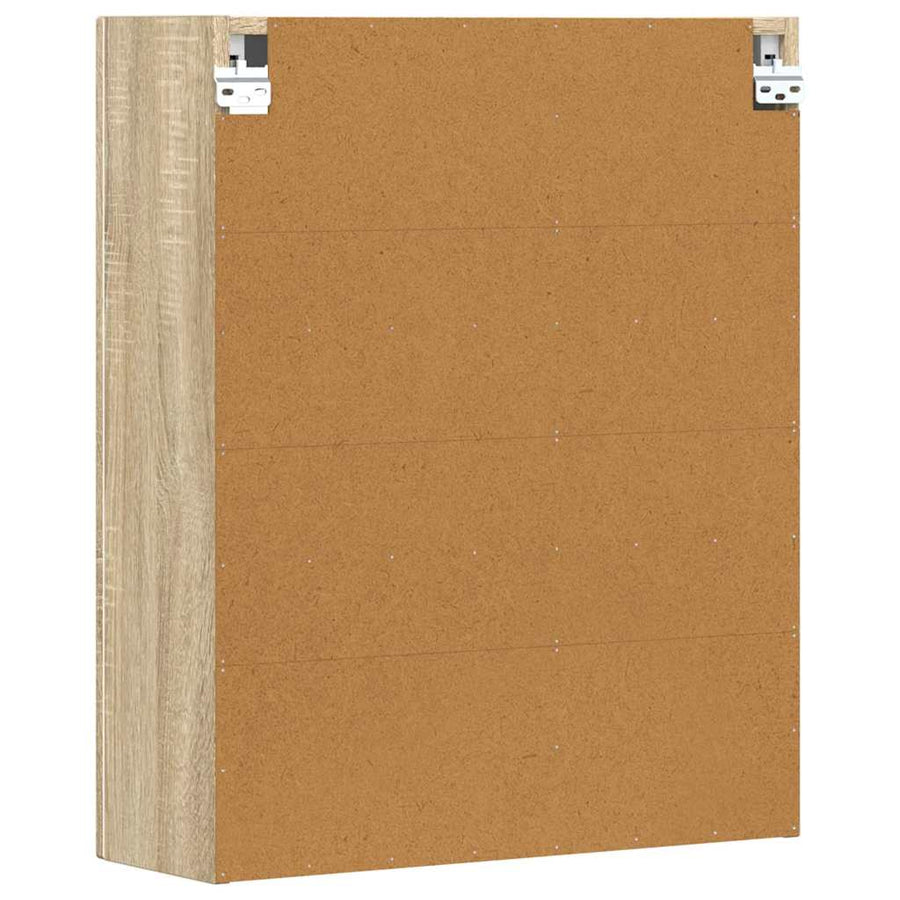 Hangkast met plank Sonoma Eiken 59 x 20 x 71.5 cm Bewerkt hout
