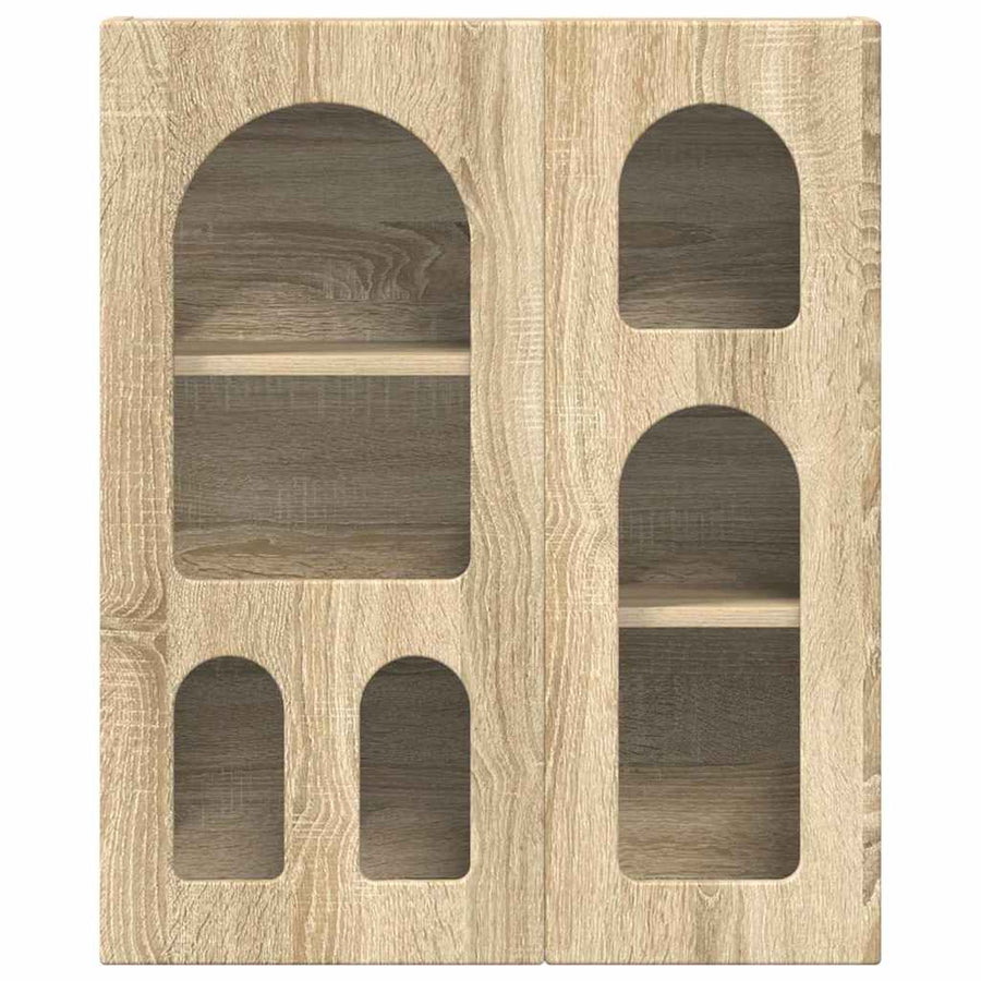 Hangkast met plank Sonoma Eiken 59 x 20 x 71.5 cm Bewerkt hout