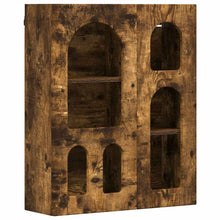 Hangkast met plank Gerookt eiken 59 x 20 x 71.5 cm Bewerkt hout