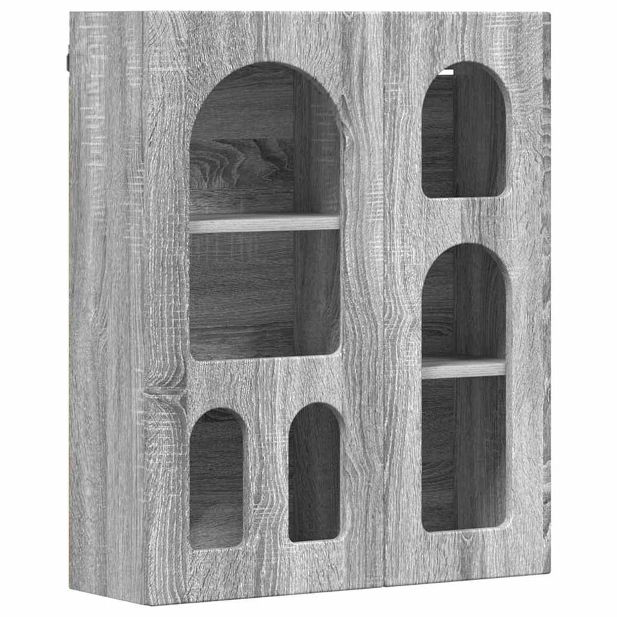 Hangkast met plank Grijs Sonoma 59 x 20 x 71.5 cm Bewerkt hout
