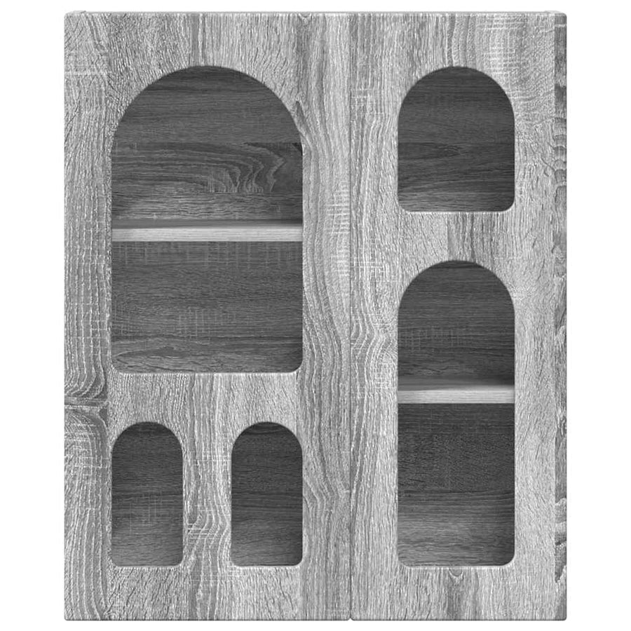 Hangkast met plank Grijs Sonoma 59 x 20 x 71.5 cm Bewerkt hout