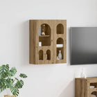 Hangkast 59x20x71.5 cm bewerkt hout