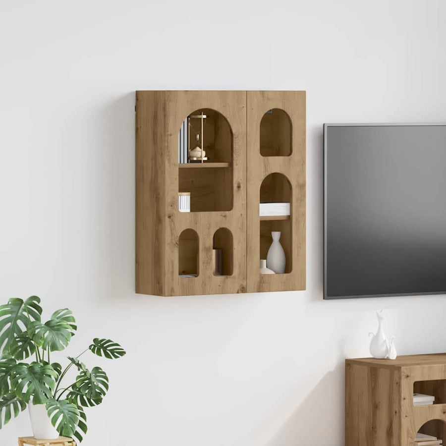 Hangkast met plank Artisan Eiken 59 x 20 x 71.5 cm Bewerkt hout