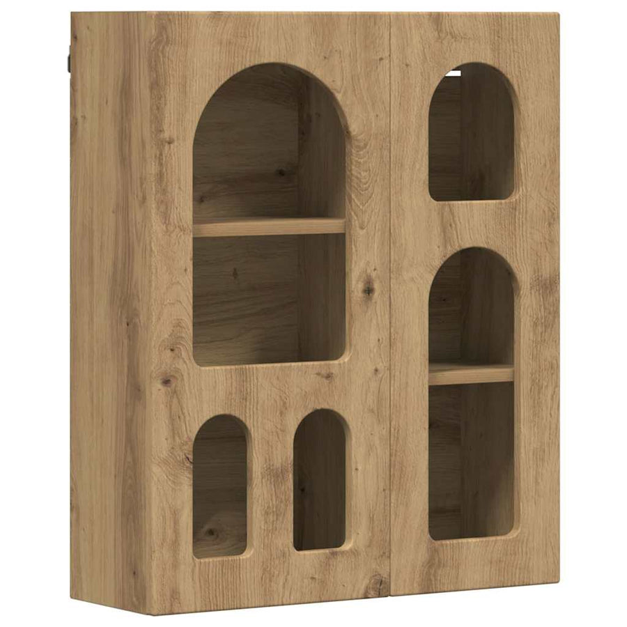 Hangkast met plank Artisan Eiken 59 x 20 x 71.5 cm Bewerkt hout