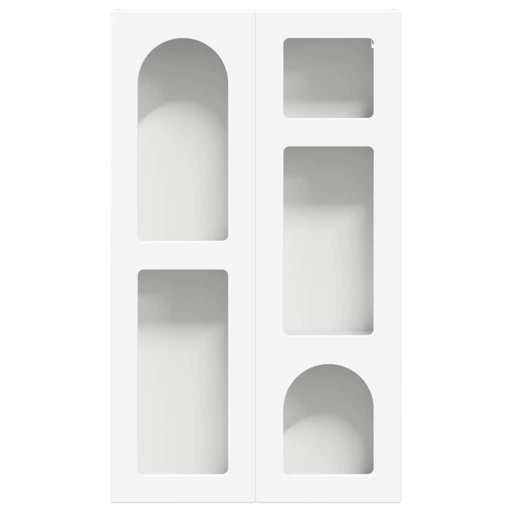 Hangkast met plank met opslag Wit 59 x 20 x 100 cm Bewerkt hout