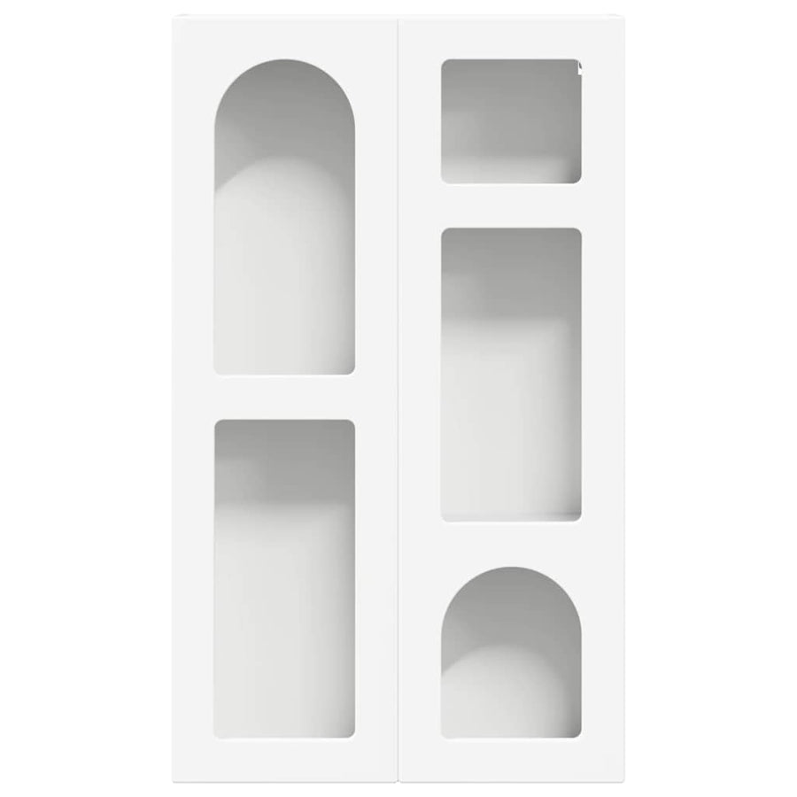 Hangkast met plank met opslag Wit 59 x 20 x 100 cm Bewerkt hout