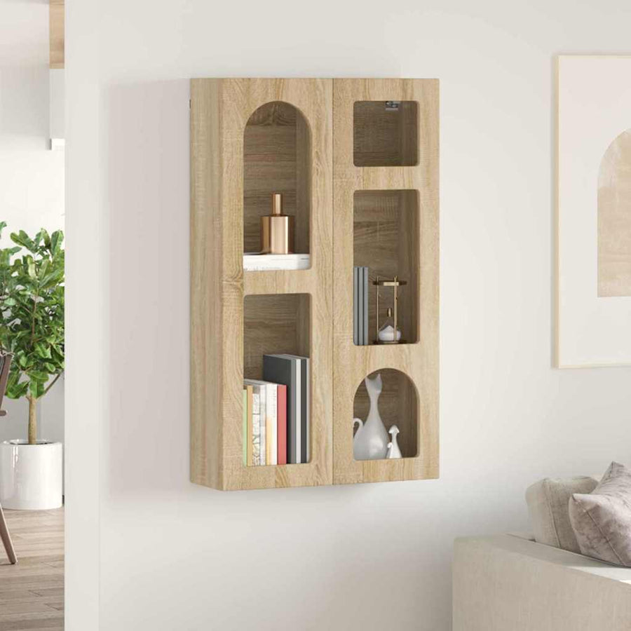 Hangkast met plank Sonoma Eiken 59 x 20 x 100 cm Bewerkt hout