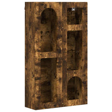 Hangkast met plank Gerookt eiken 59 x 20 x 100 cm Bewerkt hout