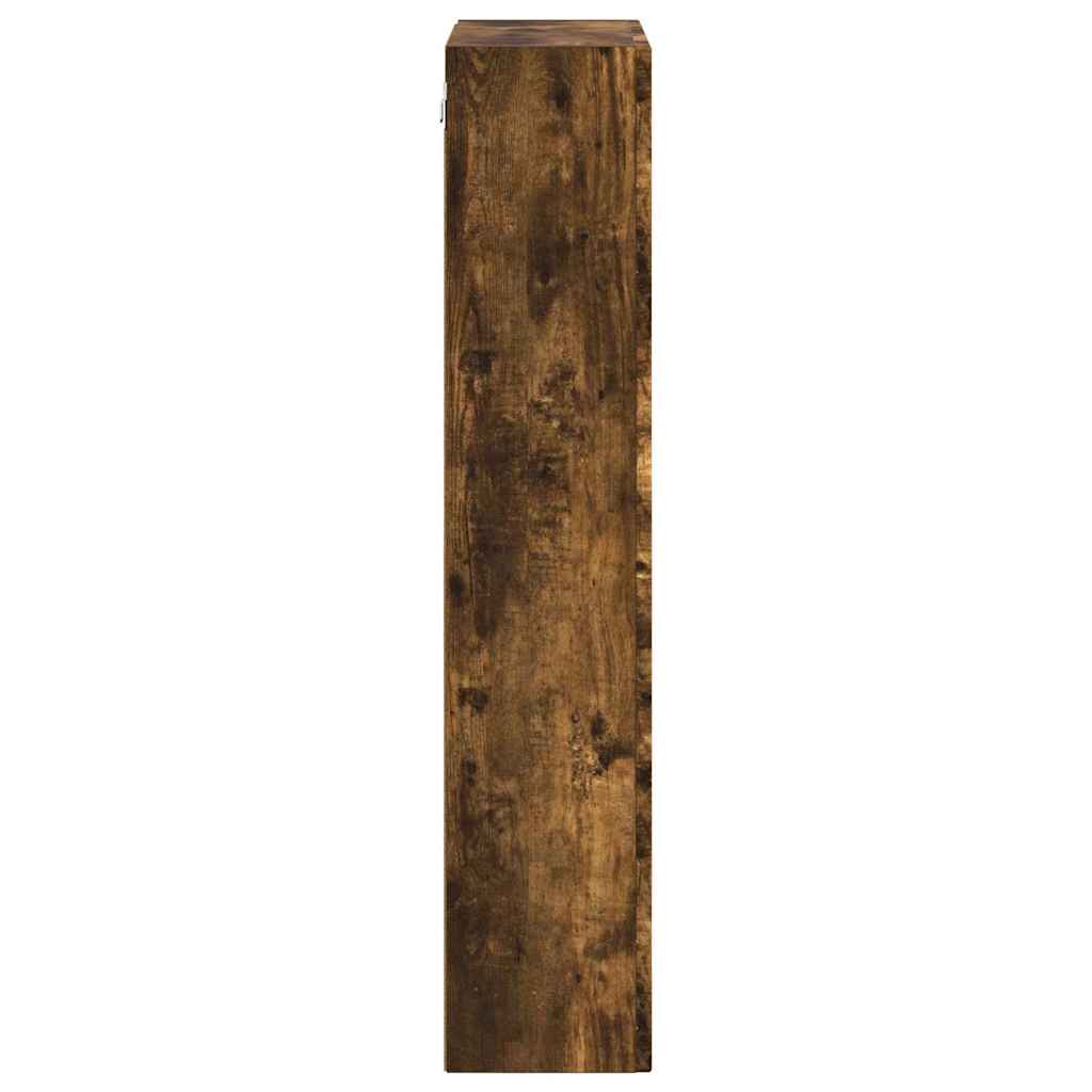Hangkast met plank Gerookt eiken 59 x 20 x 100 cm Bewerkt hout