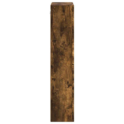 Hangkast met plank Gerookt eiken 59 x 20 x 100 cm Bewerkt hout
