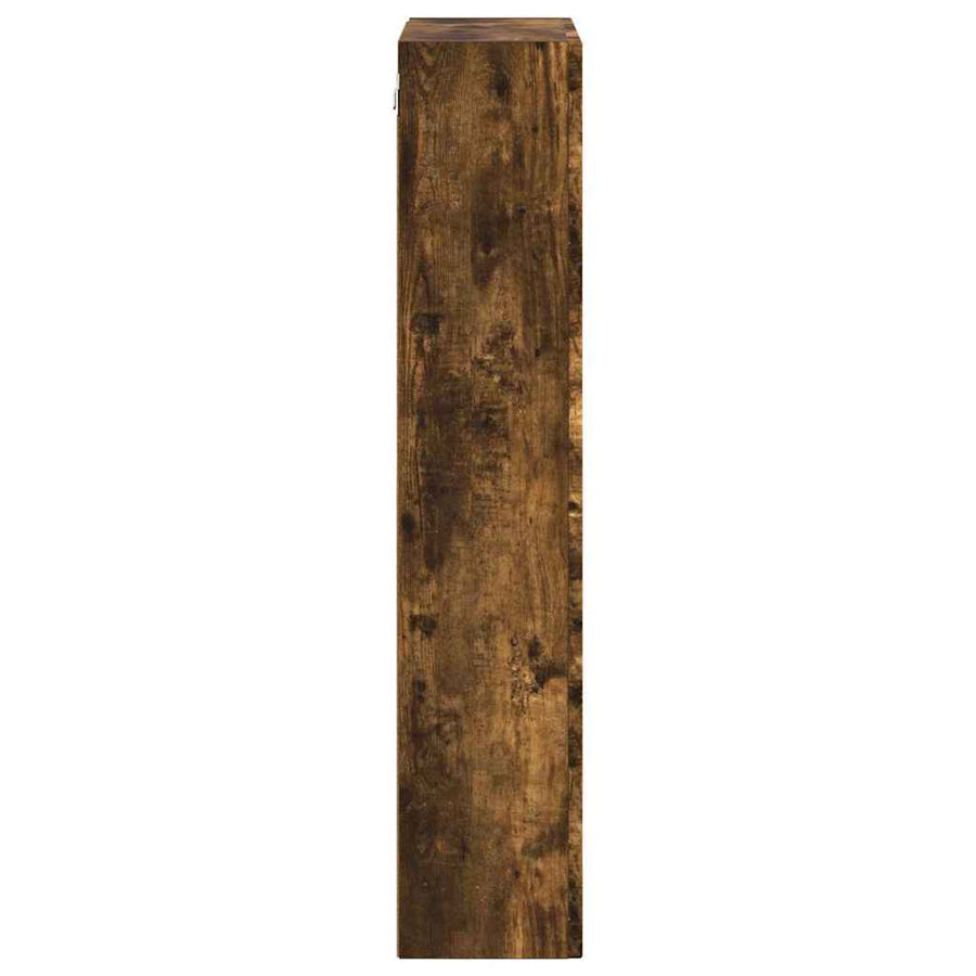 Hangkast met plank Gerookt eiken 59 x 20 x 100 cm Bewerkt hout