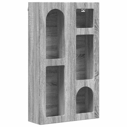 Hangkast met plank Grijs Sonoma 59 x 20 x 100 cm Bewerkt hout