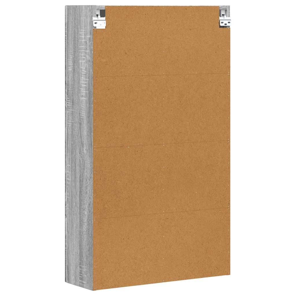 Hangkast met plank Grijs Sonoma 59 x 20 x 100 cm Bewerkt hout