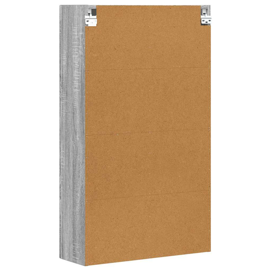 Hangkast met plank Grijs Sonoma 59 x 20 x 100 cm Bewerkt hout