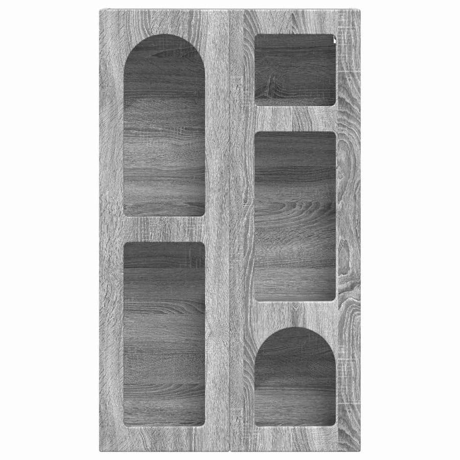 Hangkast met plank Grijs Sonoma 59 x 20 x 100 cm Bewerkt hout