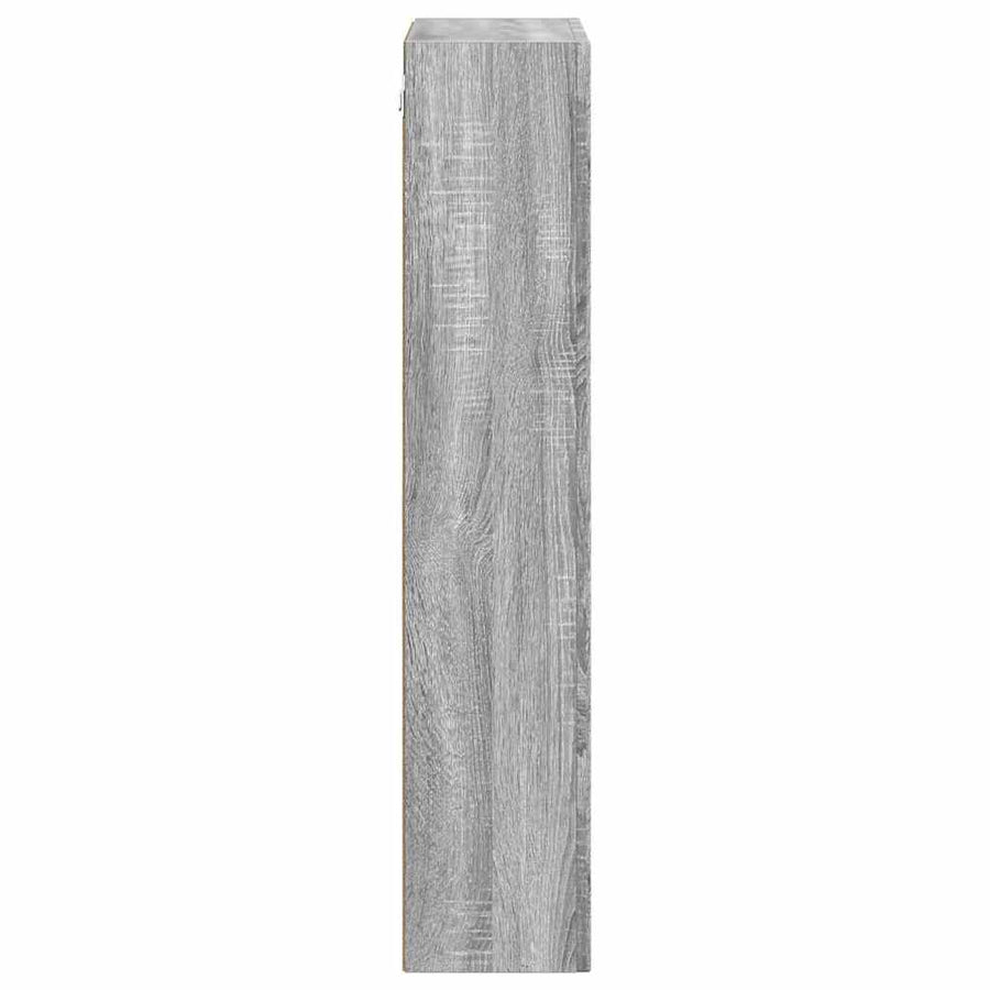 Hangkast met plank Grijs Sonoma 59 x 20 x 100 cm Bewerkt hout