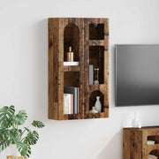 Hangkast 59x20x100 cm oudhout bewerkt hout