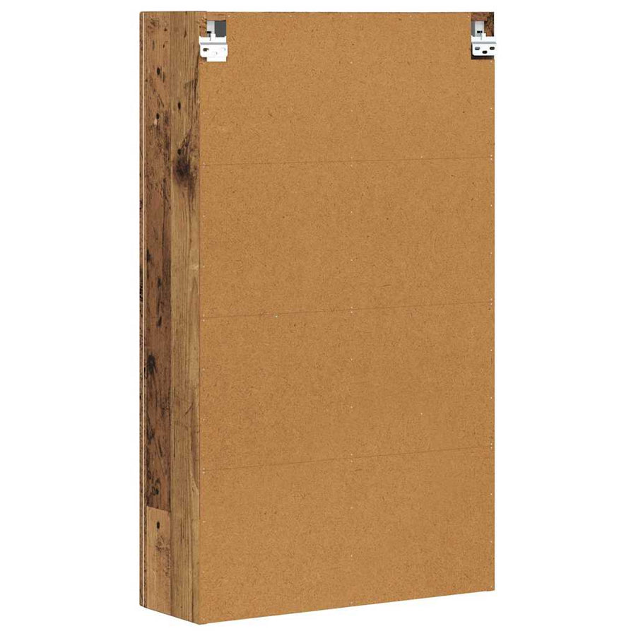 Hangkast met plank Oudhout 59 x 20 x 100 cm Bewerkt hout