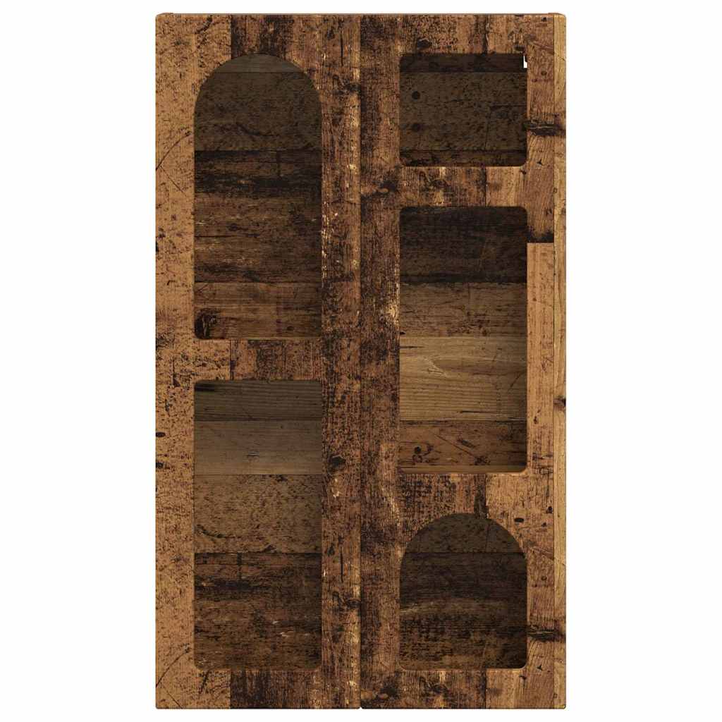 Hangkast met plank Oudhout 59 x 20 x 100 cm Bewerkt hout
