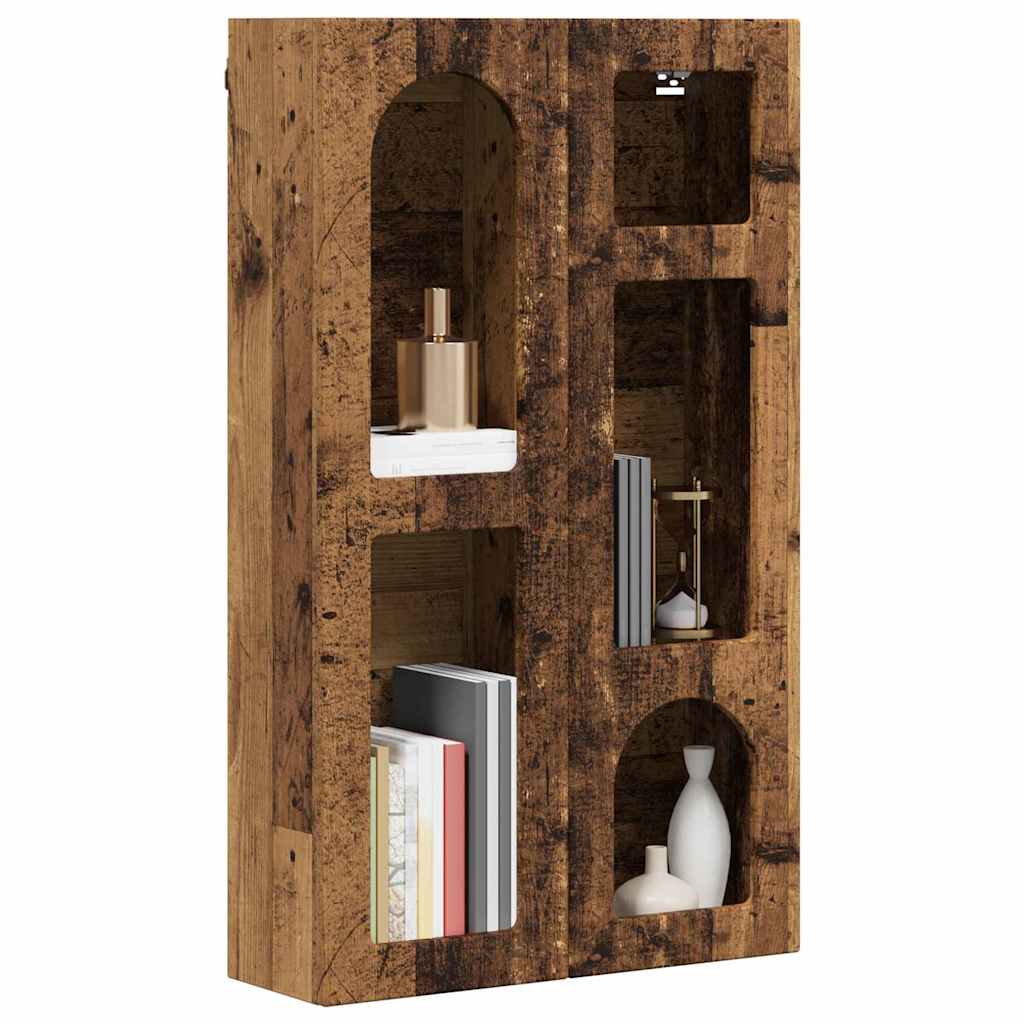 Hangkast met plank Oudhout 59 x 20 x 100 cm Bewerkt hout