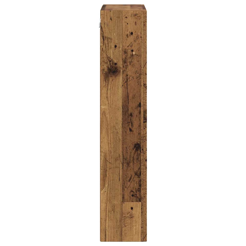 Hangkast met plank Oudhout 59 x 20 x 100 cm Bewerkt hout