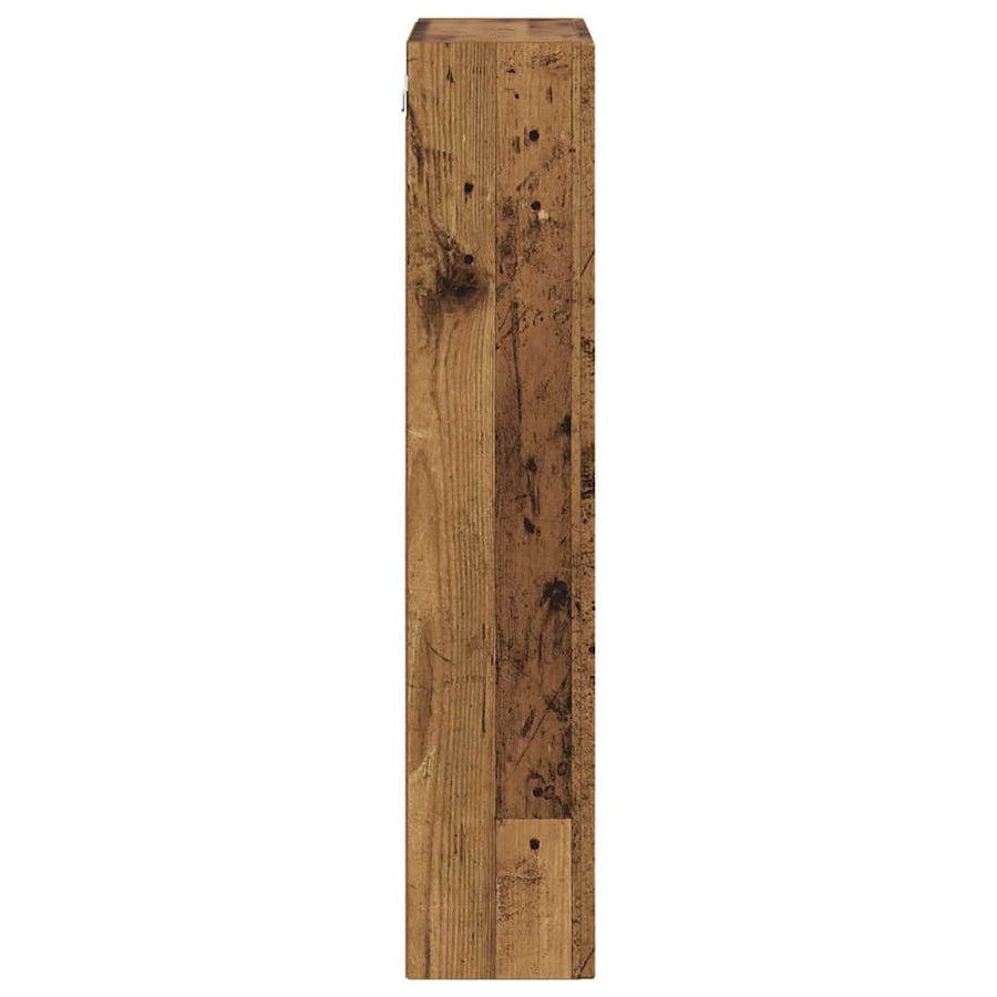 Hangkast met plank Oudhout 59 x 20 x 100 cm Bewerkt hout
