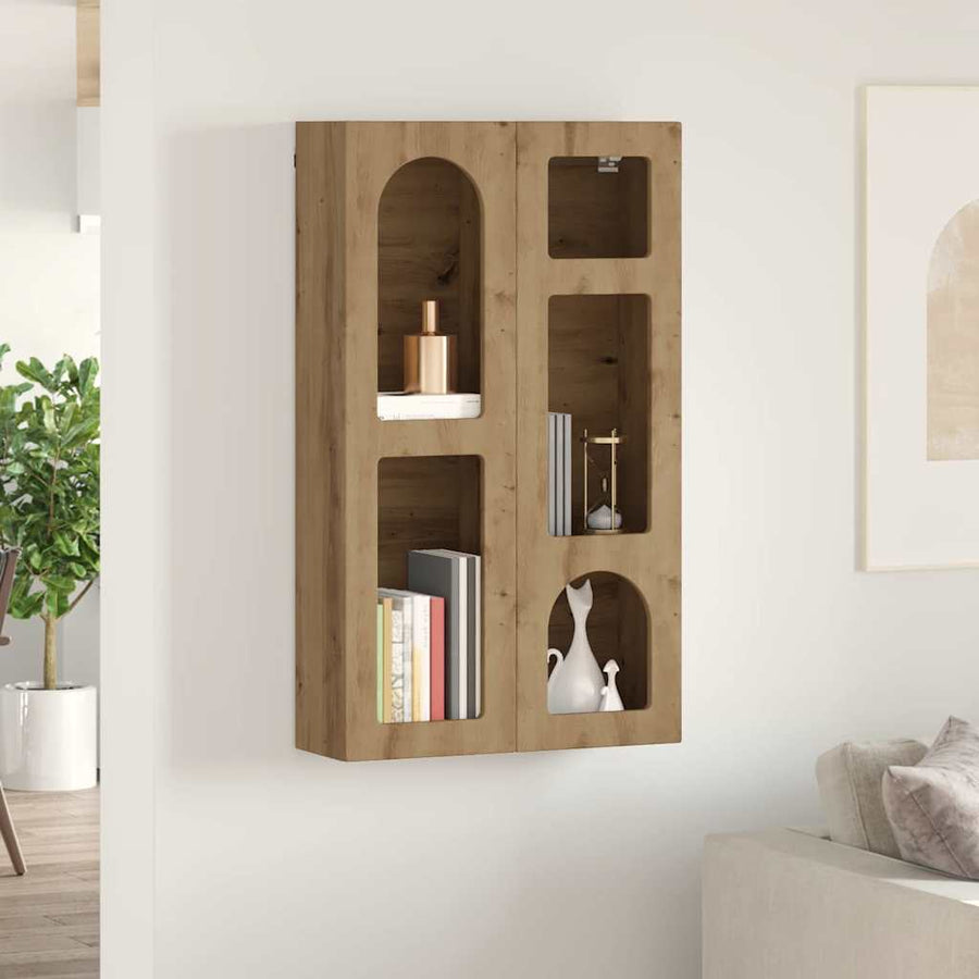 Hangkast met plank Artisan Eiken 59 x 20 x 100 cm Bewerkt hout