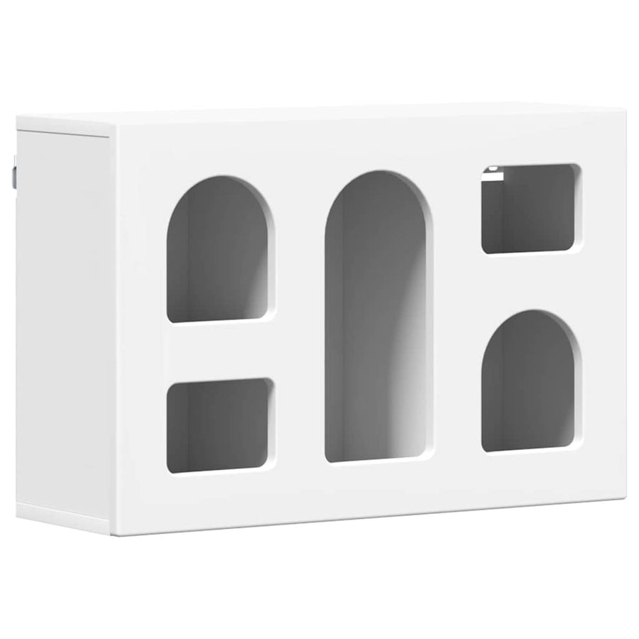 Hangkast met plank met opslag Wit 60 x 20 x 40 cm Bewerkt hout