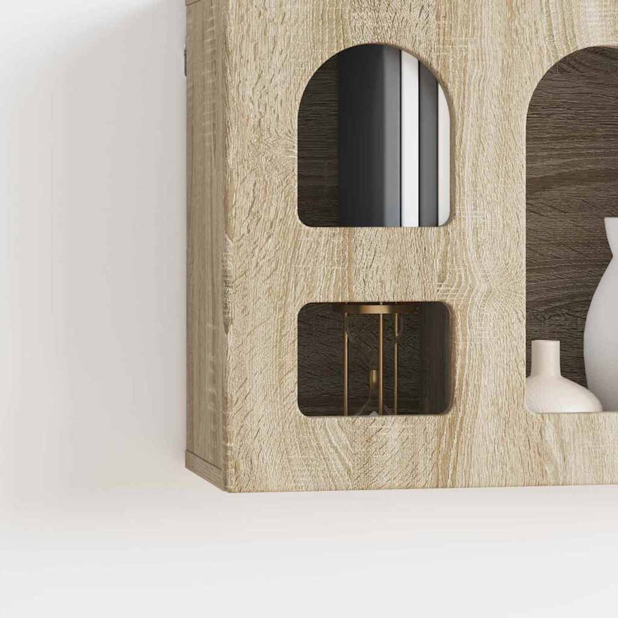 Hangkast met plank Sonoma Eiken 60 x 20 x 40 cm Bewerkt hout