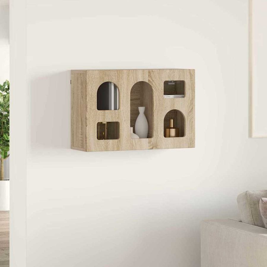 Hangkast met plank Sonoma Eiken 60 x 20 x 40 cm Bewerkt hout
