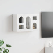 Hangkast 60x20x40 cm hoogglans wit bewerkt hout