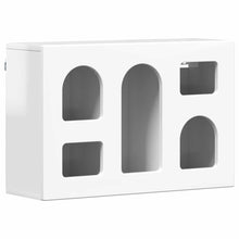Hangkast met plank Hoogglans wit 60 x 20 x 40 cm Bewerkt hout