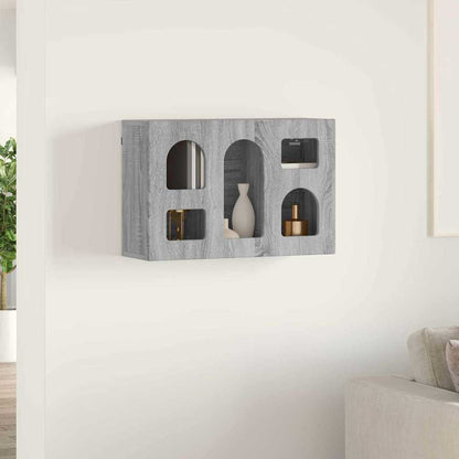 Hangkast met plank Grijs Sonoma 60 x 20 x 40 cm Bewerkt hout