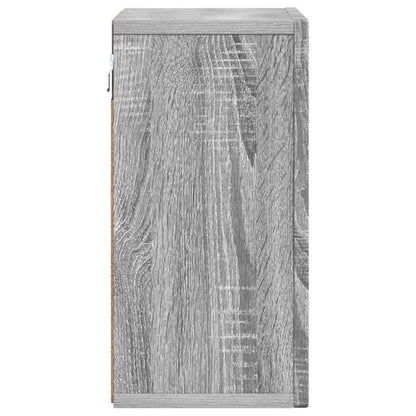 Hangkast met plank Grijs Sonoma 60 x 20 x 40 cm Bewerkt hout