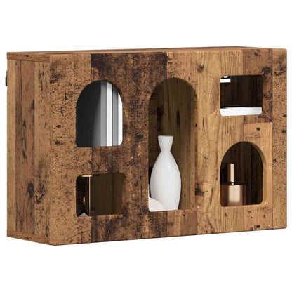 Hangkast met plank Oudhout 60 x 20 x 40 cm Bewerkt hout