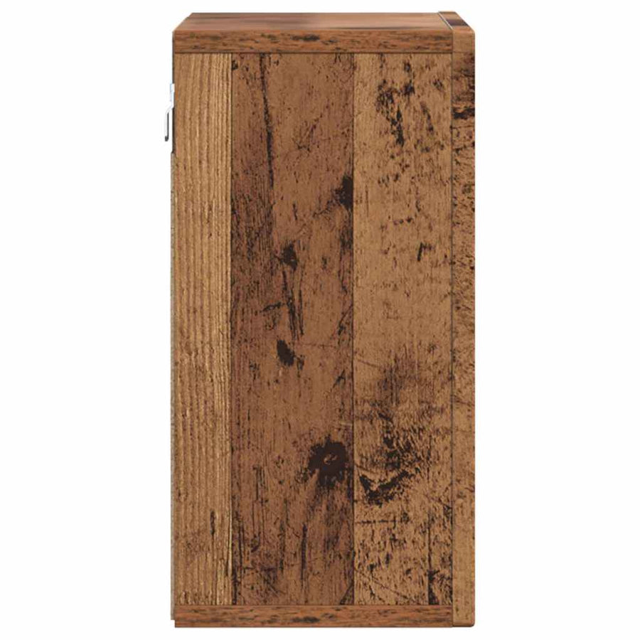 Hangkast met plank Oudhout 60 x 20 x 40 cm Bewerkt hout