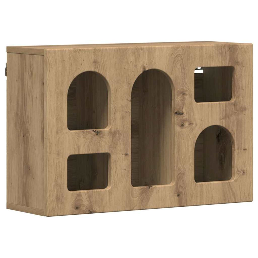 Hangkast met plank Artisan Eiken 60 x 20 x 40 cm Bewerkt hout