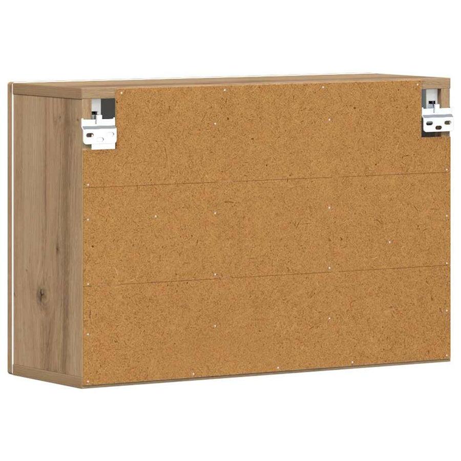 Hangkast met plank Artisan Eiken 60 x 20 x 40 cm Bewerkt hout