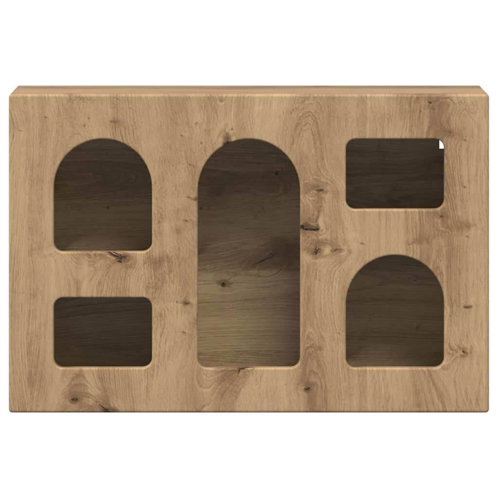 Hangkast met plank Artisan Eiken 60 x 20 x 40 cm Bewerkt hout