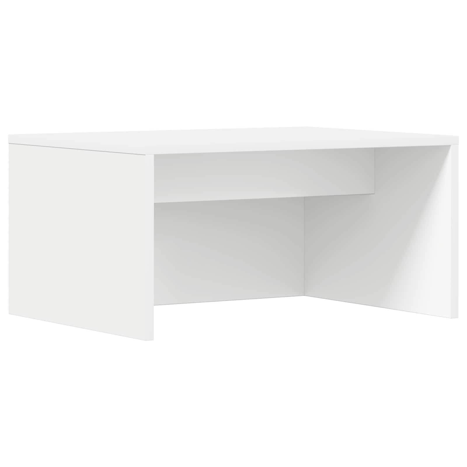 Aan de muur bevestigd bureau Wit 60 x 45 x 30 cm Bewerkt hout