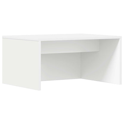 Aan de muur bevestigd bureau Wit 60 x 45 x 30 cm Bewerkt hout