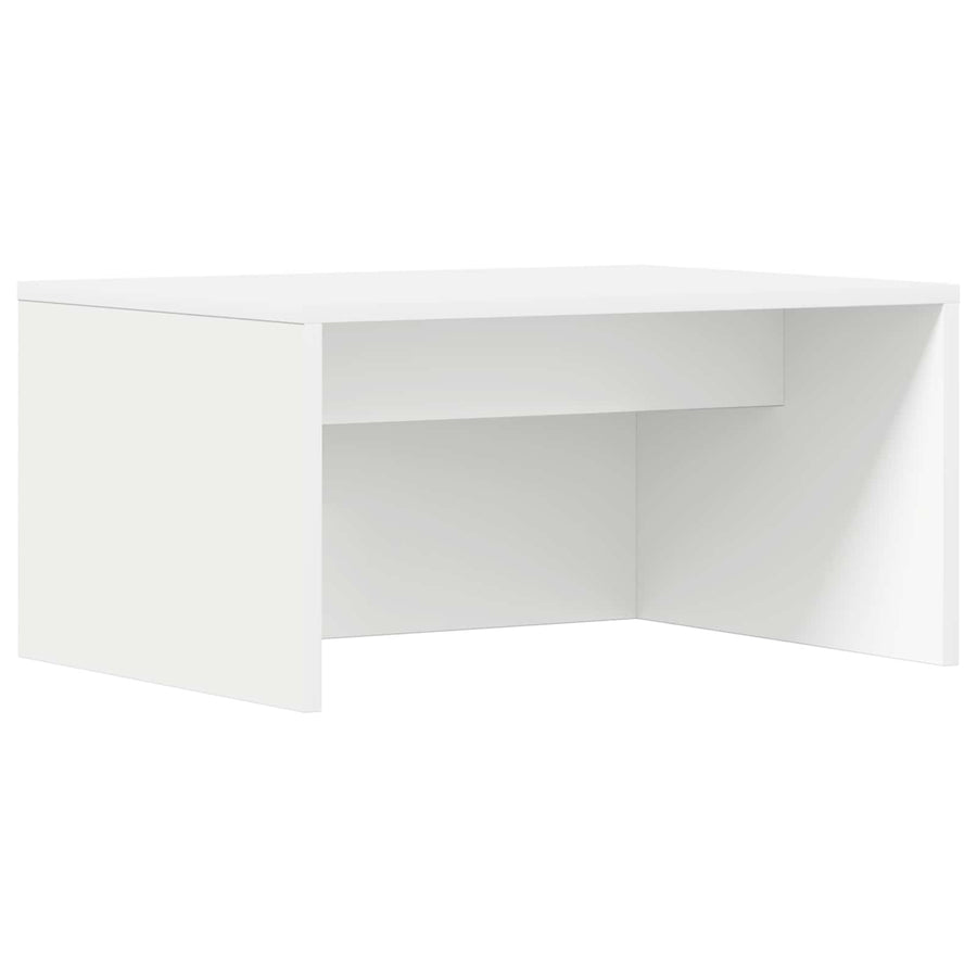 Aan de muur bevestigd bureau Wit 60 x 45 x 30 cm Bewerkt hout