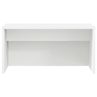 Aan de muur bevestigd bureau Wit 60 x 45 x 30 cm Bewerkt hout